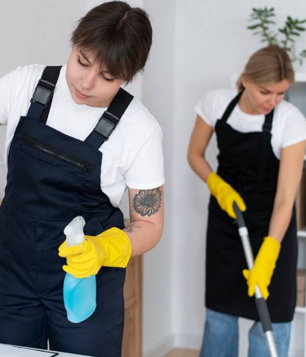 Medical Centre & Clinic Cleaning team disinfecting treatment areas
