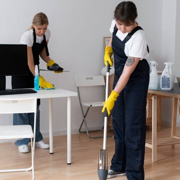 Daily school cleaning service ensuring a safe learning environment